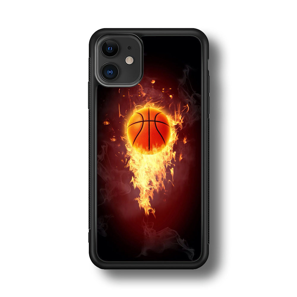 Basketball Art 001 iPhone 11 Case-Phone Case-Rubber Black (2D Case)-Altracase