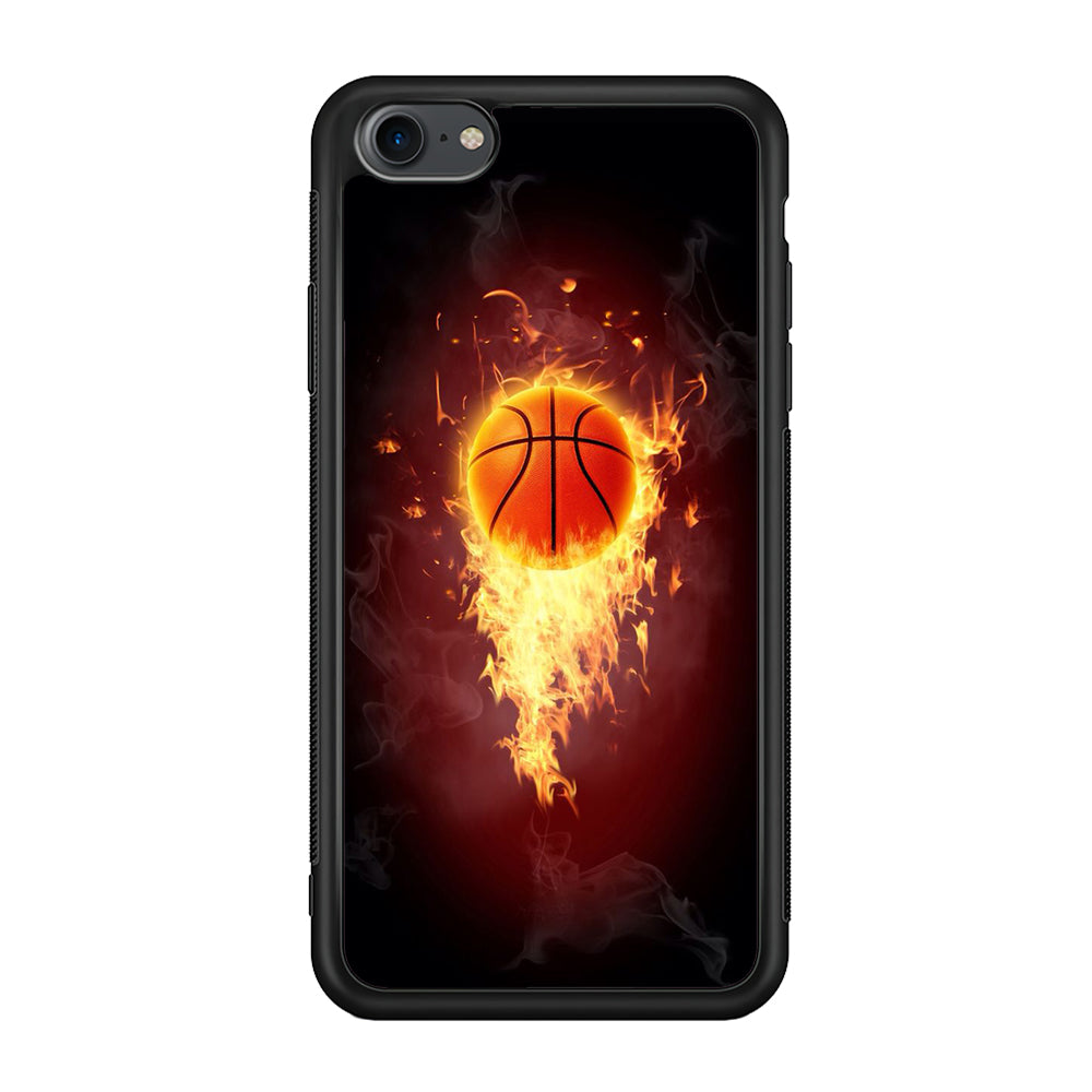 Basketball Art 001 iPhone 7 Case-Phone Case-Rubber Black (2D Case)-Altracase