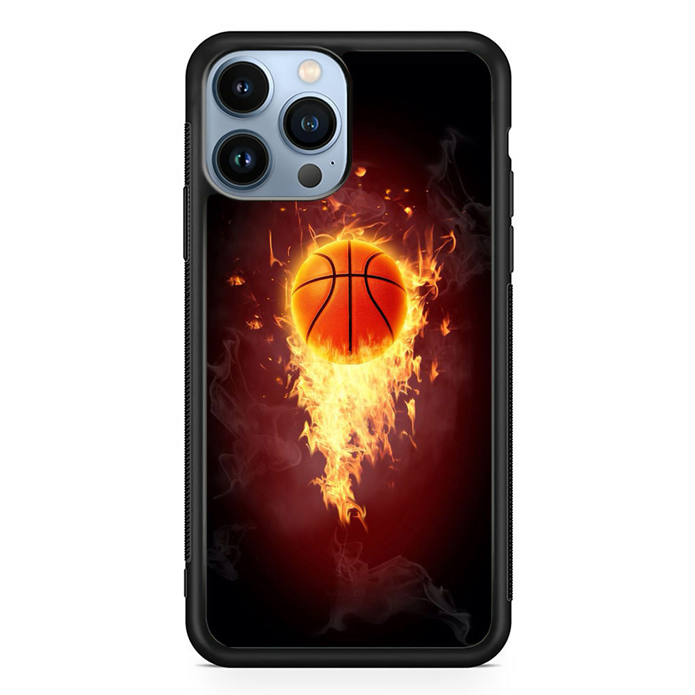 Basketball Art 001 iPhone 15 Pro Max Case-Phone Case-Rubber Black (2D Case)-Altracase