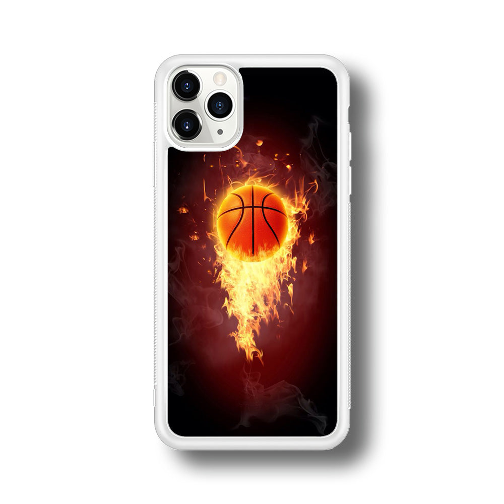 Basketball Art 001 iPhone 11 Pro Case-Phone Case-Rubber White (2D Case)-Altracase