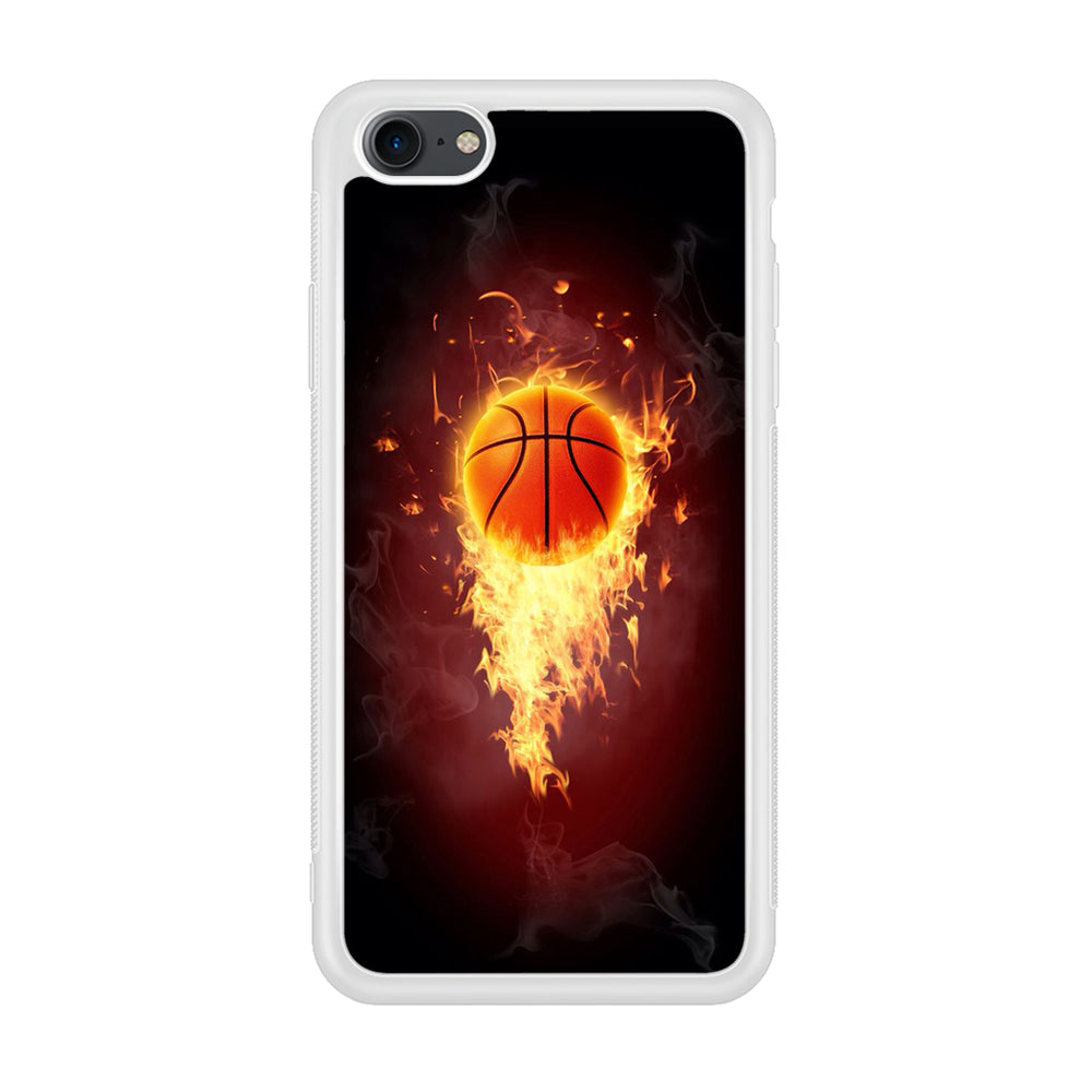 Basketball Art 001 iPhone 7 Case-Phone Case-Rubber White (2D Case)-Altracase