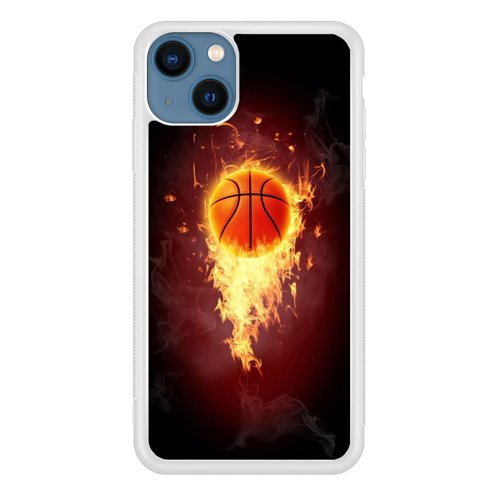 Basketball Art 001 iPhone 13 Case-Phone Case-Rubber White (2D Case)-Altracase