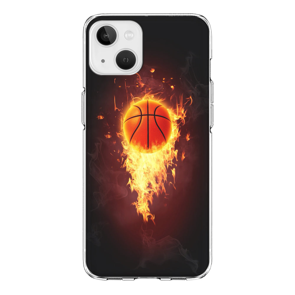 Basketball Art 001 iPhone 13 Mini Case-Phone Case-Clear Soft Case-Altracase