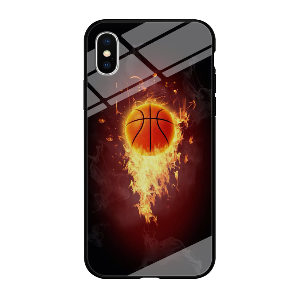 Basketball Art 001 iPhone X Case-Phone Case-Tempered Glass Case-Altracase