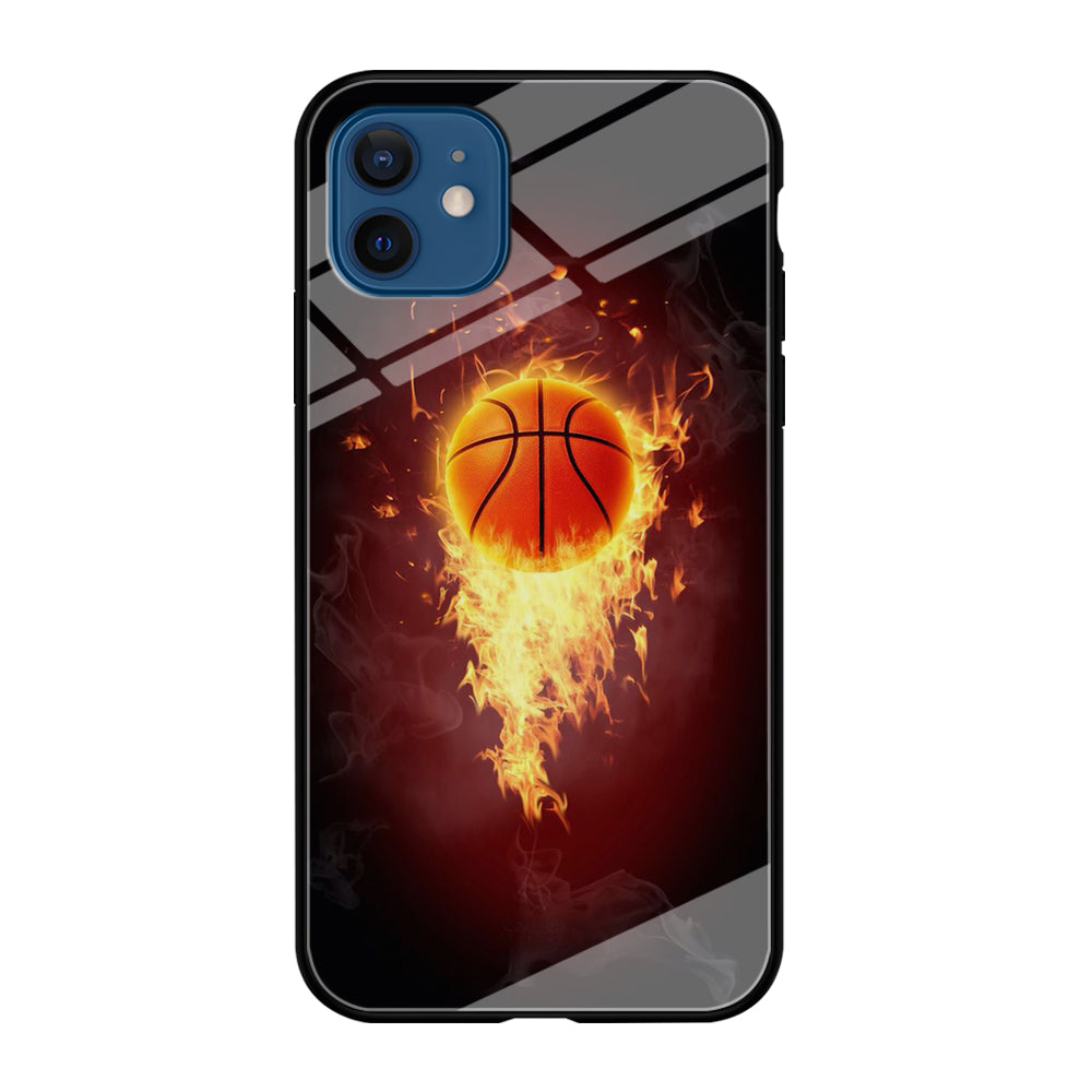 Basketball Art 001 iPhone 12 Mini Case-Phone Case-Tempered Glass Case-Altracase