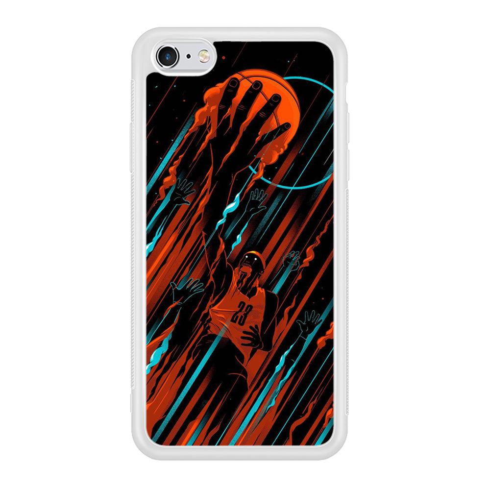 Basketball Art 003 iPhone 6 | 6s Case-Phone Case-Rubber White (2D Case)-Altracase