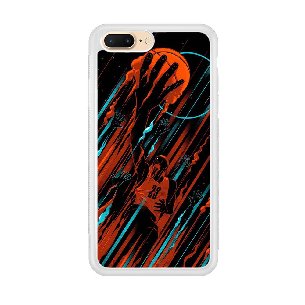 Basketball Art 003 iPhone 7 Plus Case-Phone Case-Rubber White (2D Case)-Altracase