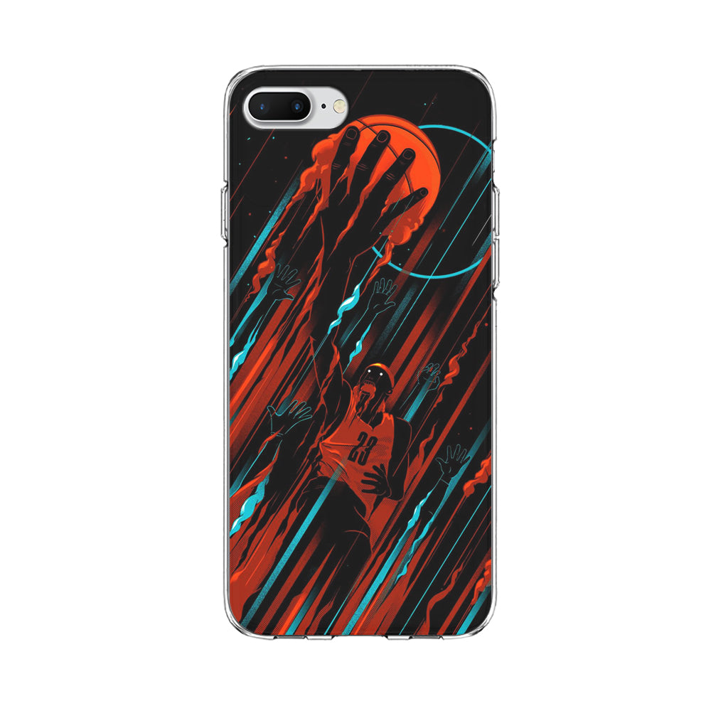 Basketball Art 003 iPhone 7 Plus Case-Phone Case-Clear Soft Case-Altracase