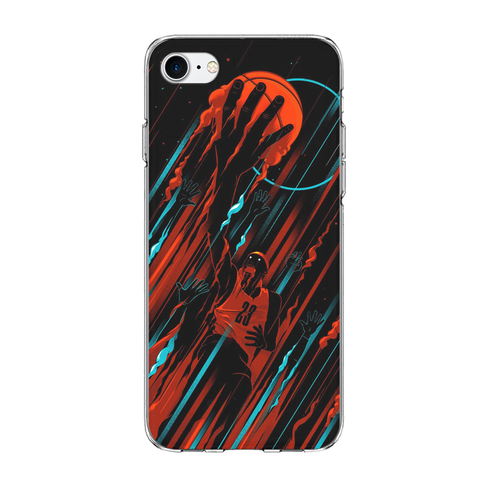 Basketball Art 003 iPhone 7 Case-Phone Case-Clear Soft Case-Altracase