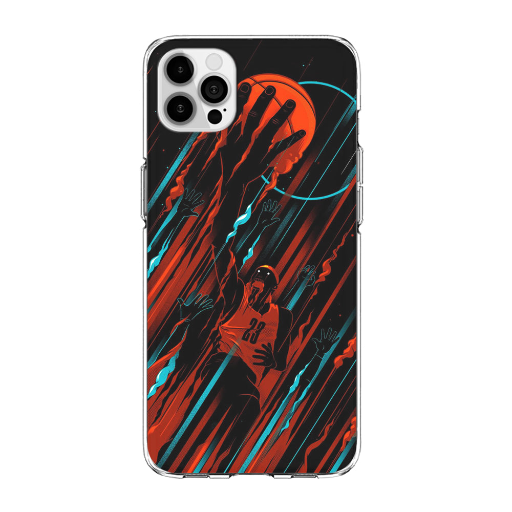 Basketball Art 003 iPhone 15 Pro Max Case-Phone Case-Clear Soft Case-Altracase