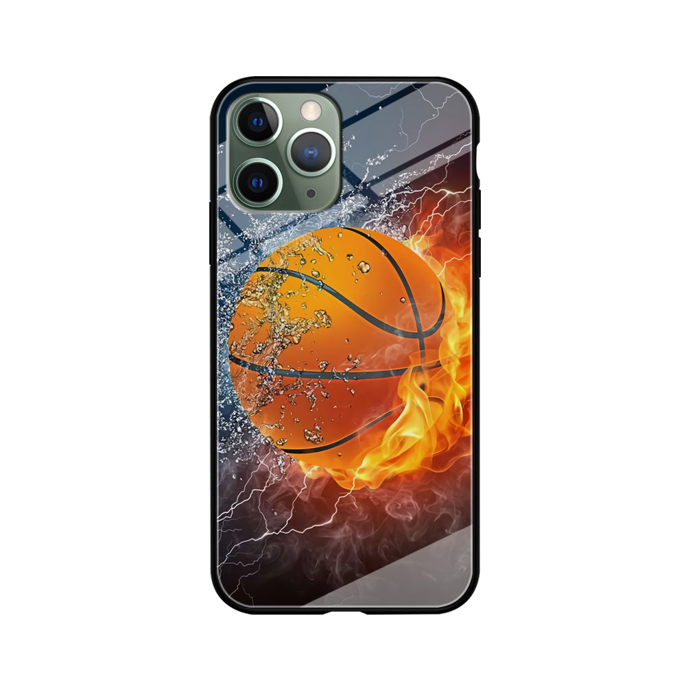 Basketball Ball Cool Art iPhone 11 Pro Case-Phone Case-Tempered Glass Case-Altracase