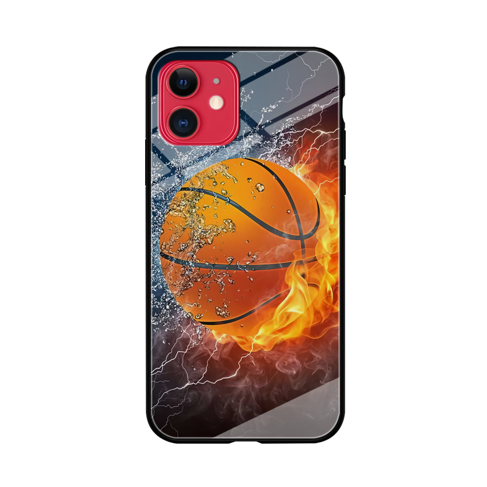 Basketball Ball Cool Art iPhone 11 Case-Phone Case-Tempered Glass Case-Altracase