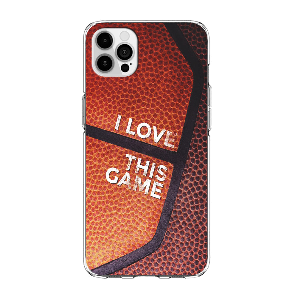 Basketball I Love This Game iPhone 15 Pro Max Case-Phone Case-Clear Soft Case-Altracase