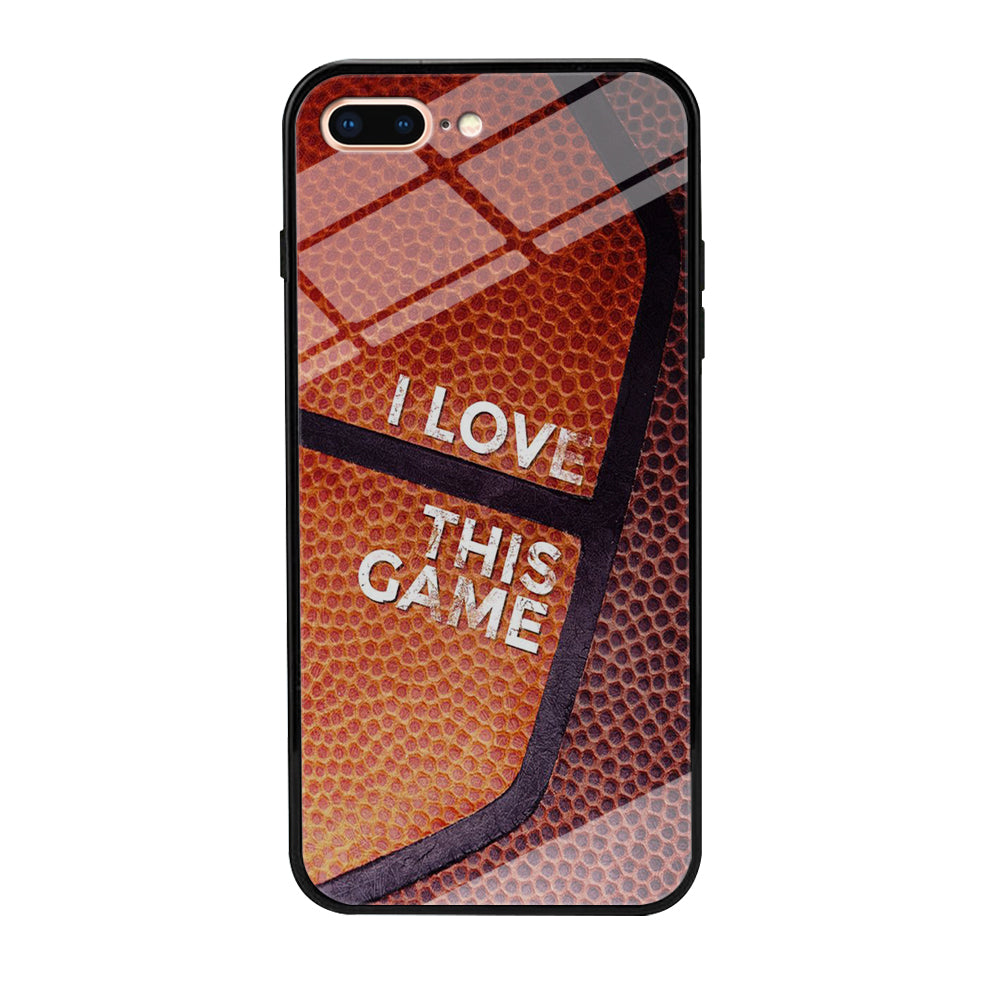 Basketball I Love This Game iPhone 8 Plus Case-Phone Case-Tempered Glass Case-Altracase