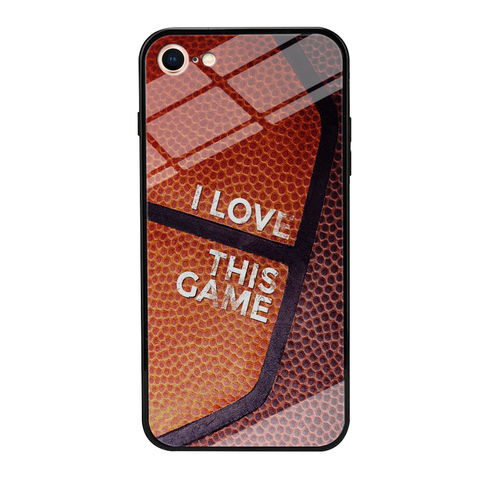 Basketball I Love This Game iPhone SE 3 2022 Case-Phone Case-Tempered Glass Case-Altracase