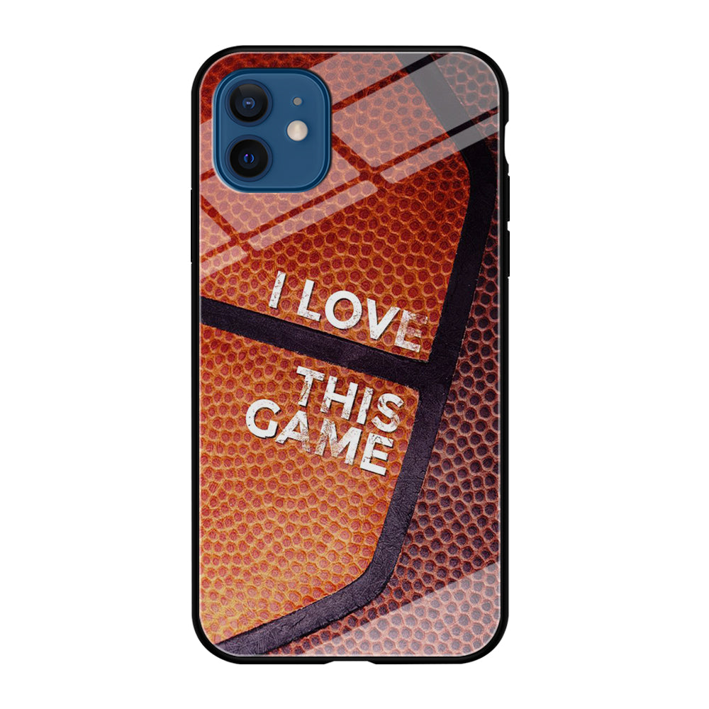 Basketball I Love This Game iPhone 12 Case-Phone Case-Tempered Glass Case-Altracase