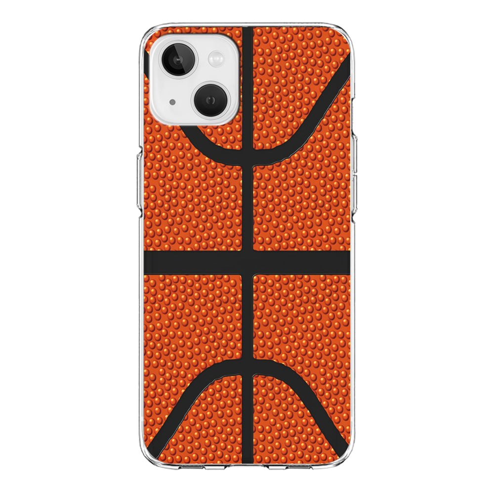 Basketball Pattern iPhone 13 Case-Phone Case-Clear Soft Case-Altracase