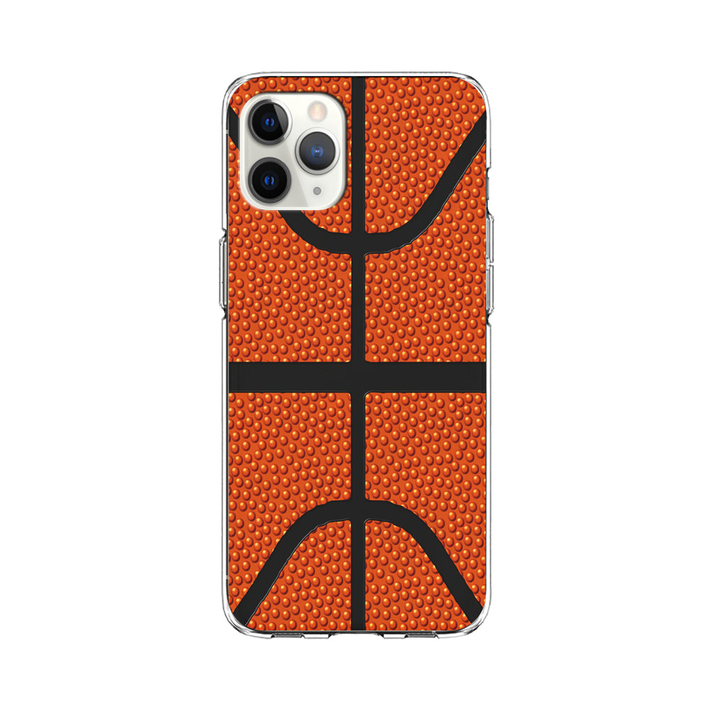 Basketball Pattern iPhone 11 Pro Case-Phone Case-Clear Soft Case-Altracase