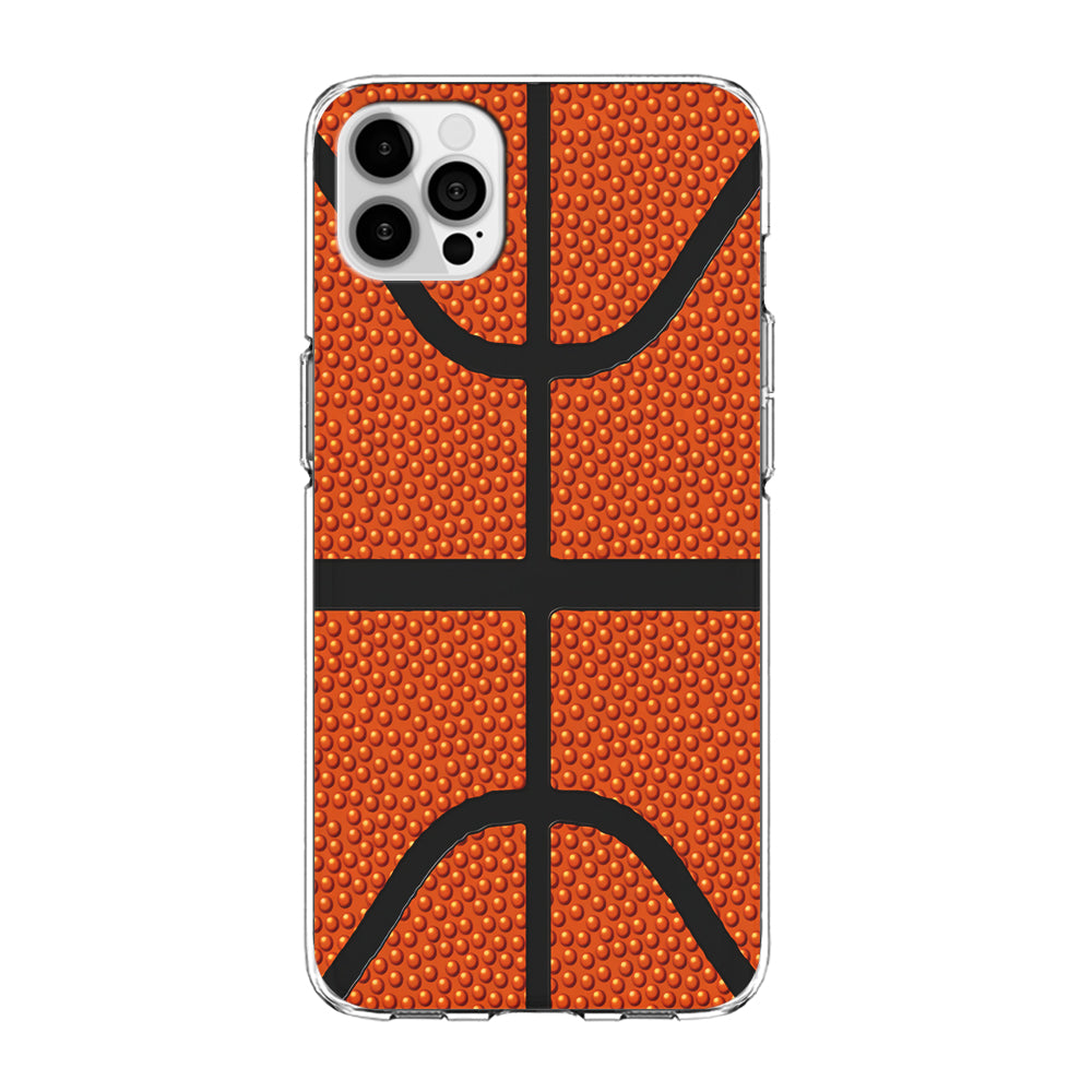 Basketball Pattern iPhone 12 Pro Max Case-Phone Case-Clear Soft Case-Altracase