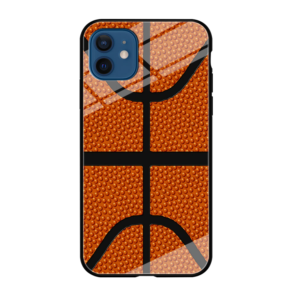 Basketball Pattern iPhone 12 Case-Phone Case-Tempered Glass Case-Altracase