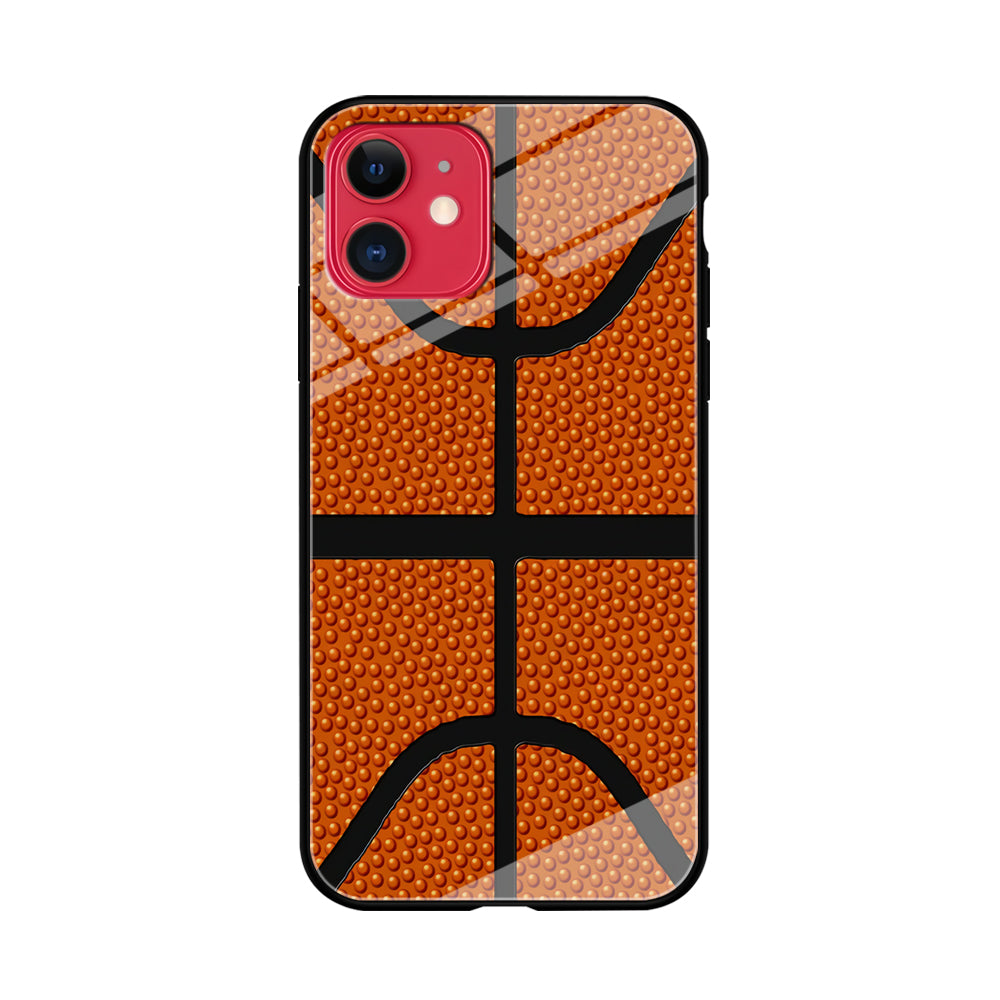 Basketball Pattern iPhone 11 Case-Phone Case-Tempered Glass Case-Altracase