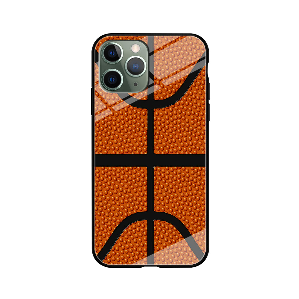 Basketball Pattern iPhone 11 Pro Max Case-Phone Case-Tempered Glass Case-Altracase
