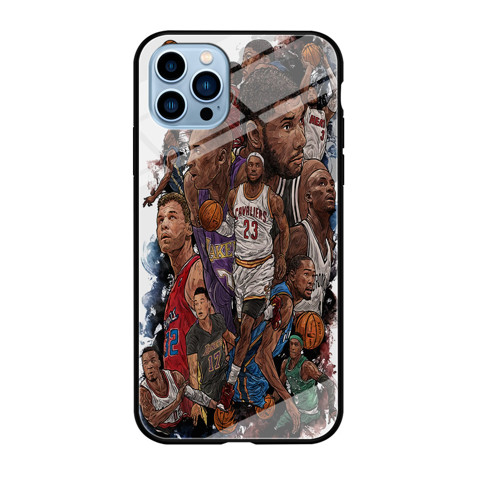 Basketball Players Art iPhone 12 Pro Max Case - Altracase
