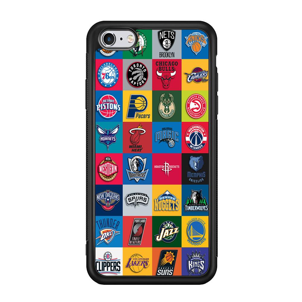 Basketball Teams NBA iPhone 6 | 6s Case-Phone Case-Rubber Black (2D Case)-Altracase