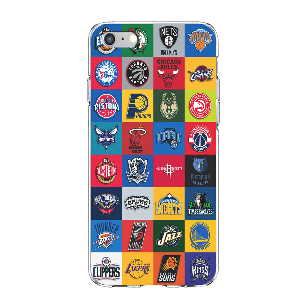 Basketball Teams NBA iPhone 6 Plus | 6s Plus Case-Phone Case-Clear Soft Case-Altracase