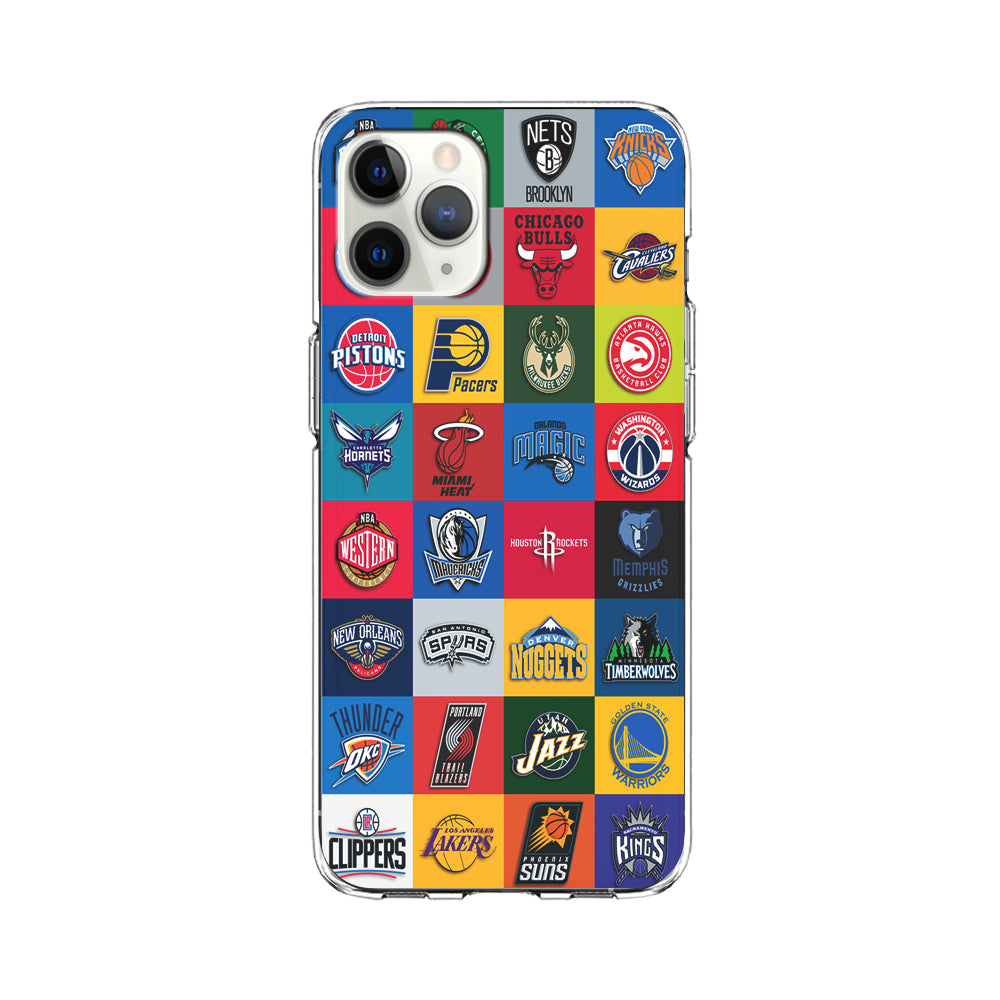 Basketball Teams NBA iPhone 11 Pro Case-Phone Case-Clear Soft Case-Altracase