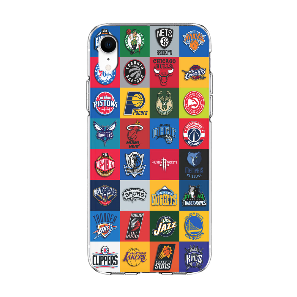 Basketball Teams NBA iPhone XR Case-Phone Case-Clear Soft Case-Altracase