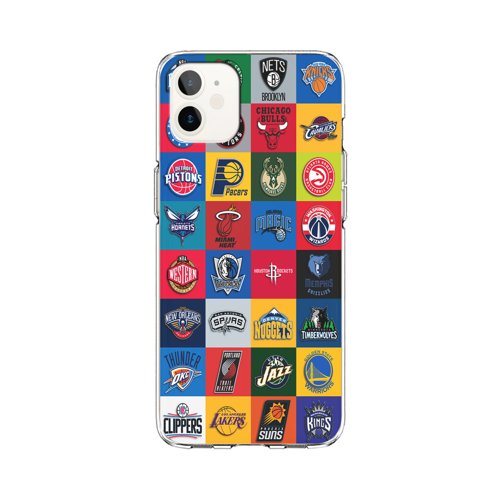Basketball Teams NBA iPhone 12 Case-Phone Case-Clear Soft Case-Altracase