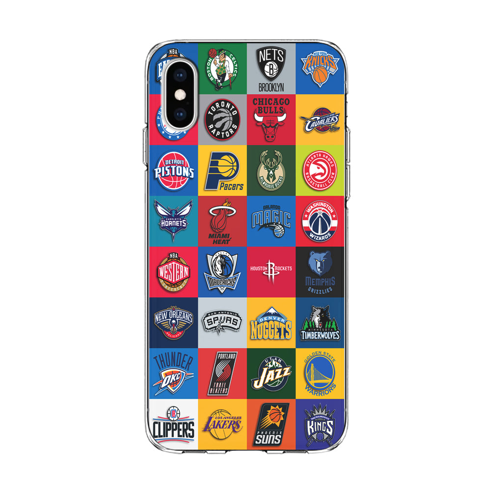 Basketball Teams NBA iPhone X Case-Phone Case-Clear Soft Case-Altracase