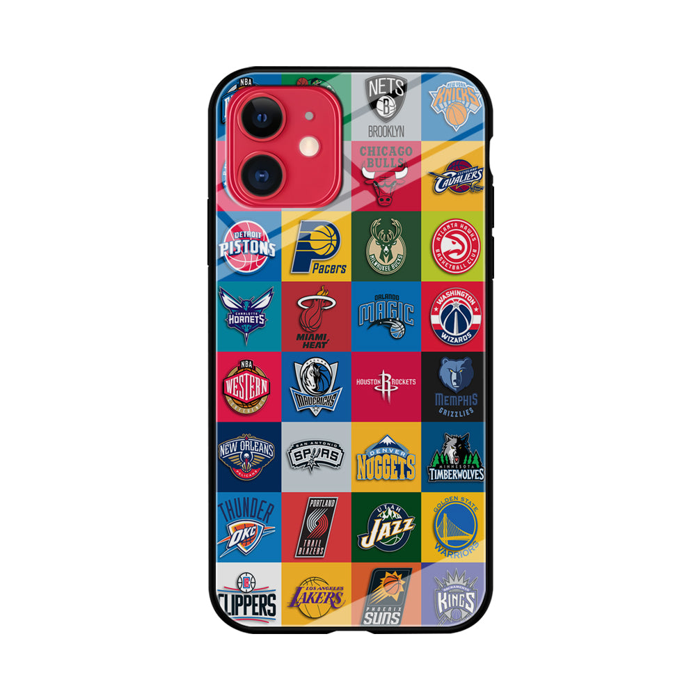 Basketball Teams NBA iPhone 11 Case-Phone Case-Tempered Glass Case-Altracase