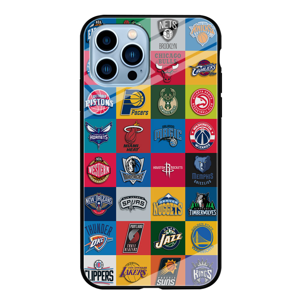 Basketball Teams NBA iPhone 15 Pro Max Case-Phone Case-Tempered Glass Case-Altracase