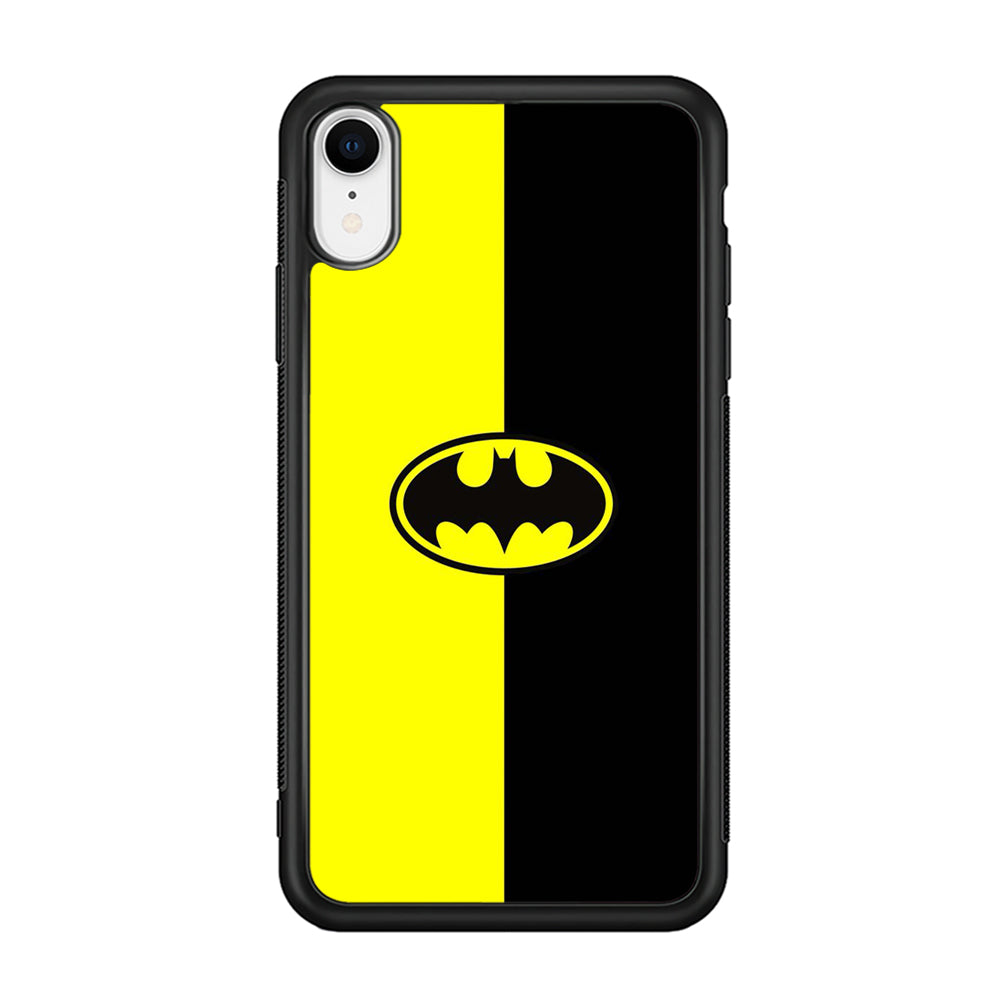 Batman 004 iPhone XR Case-Phone Case-Rubber Black (2D Case)-Altracase