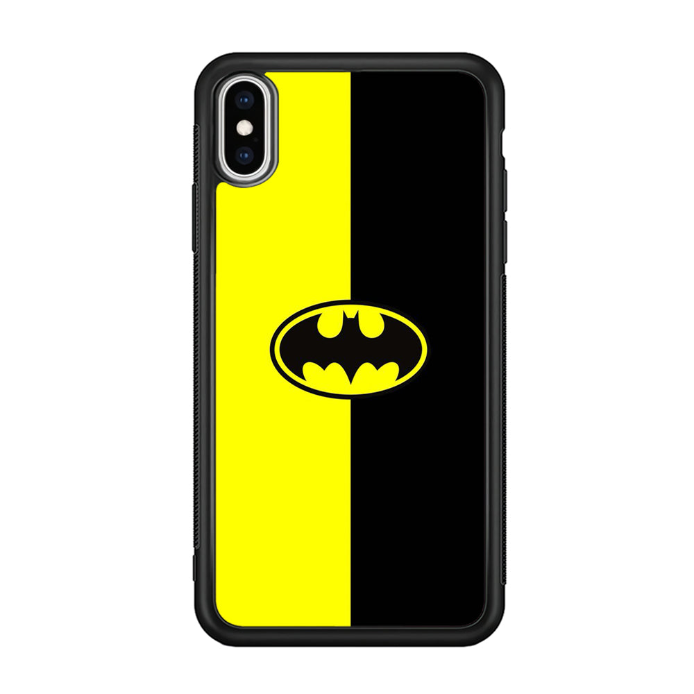 Batman 004 iPhone X Case-Phone Case-Rubber Black (2D Case)-Altracase