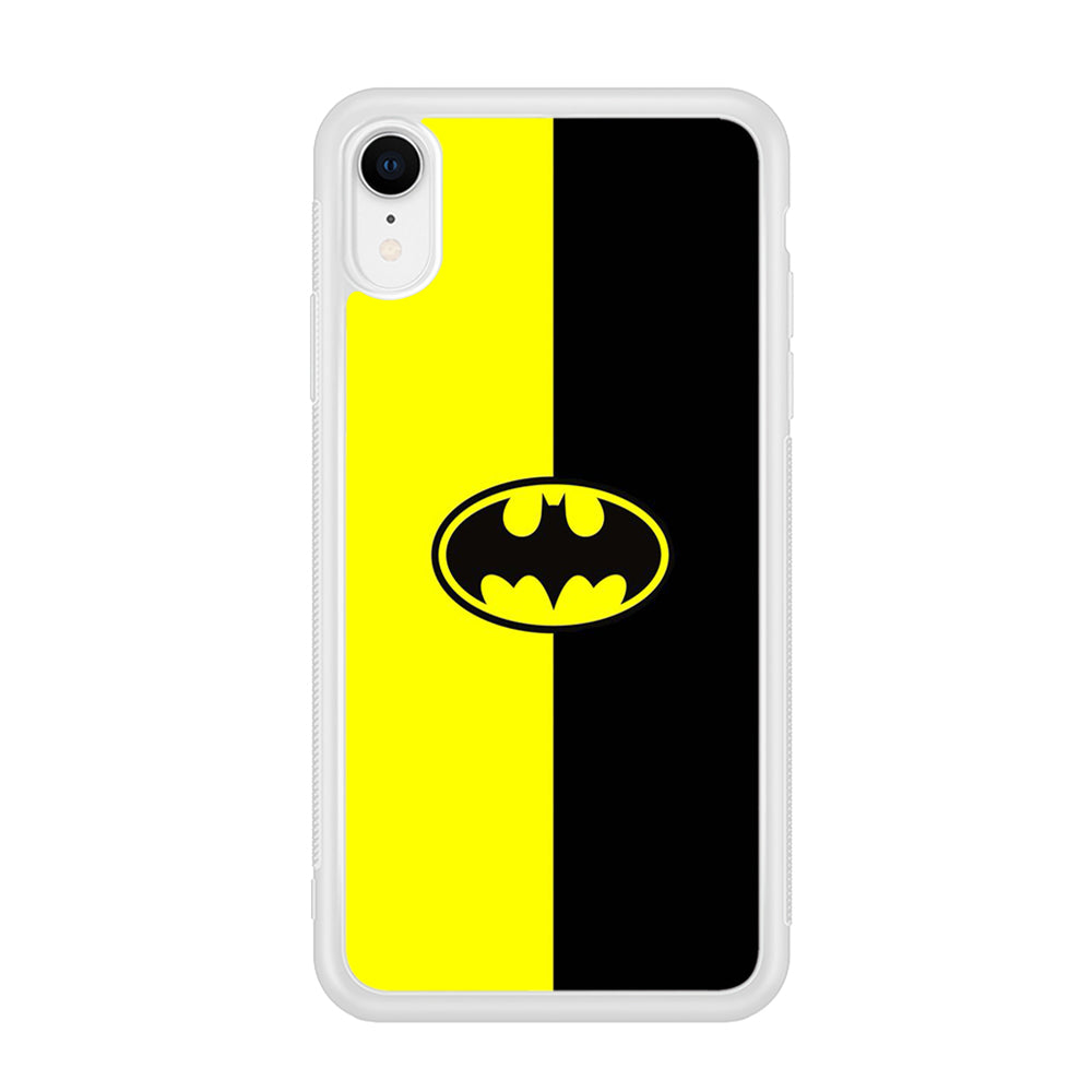 Batman 004 iPhone XR Case-Phone Case-Rubber White (2D Case)-Altracase