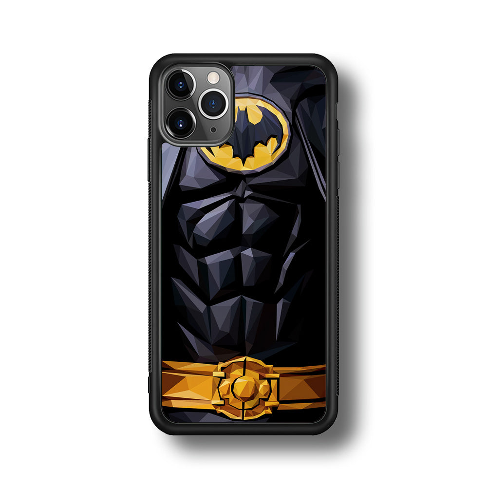 Batman Suit Armor iPhone 11 Pro Case-Phone Case-Rubber Black (2D Case)-Altracase