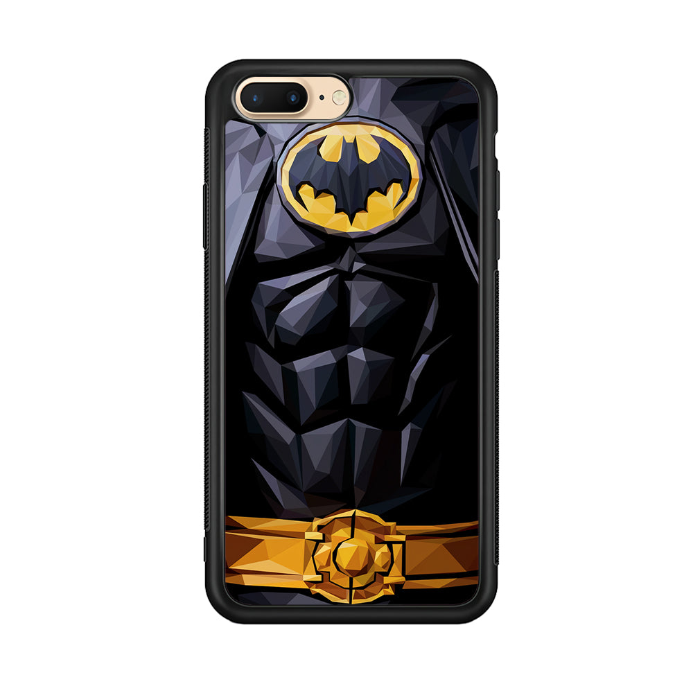 Batman Suit Armor iPhone 8 Plus Case-Phone Case-Rubber Black (2D Case)-Altracase
