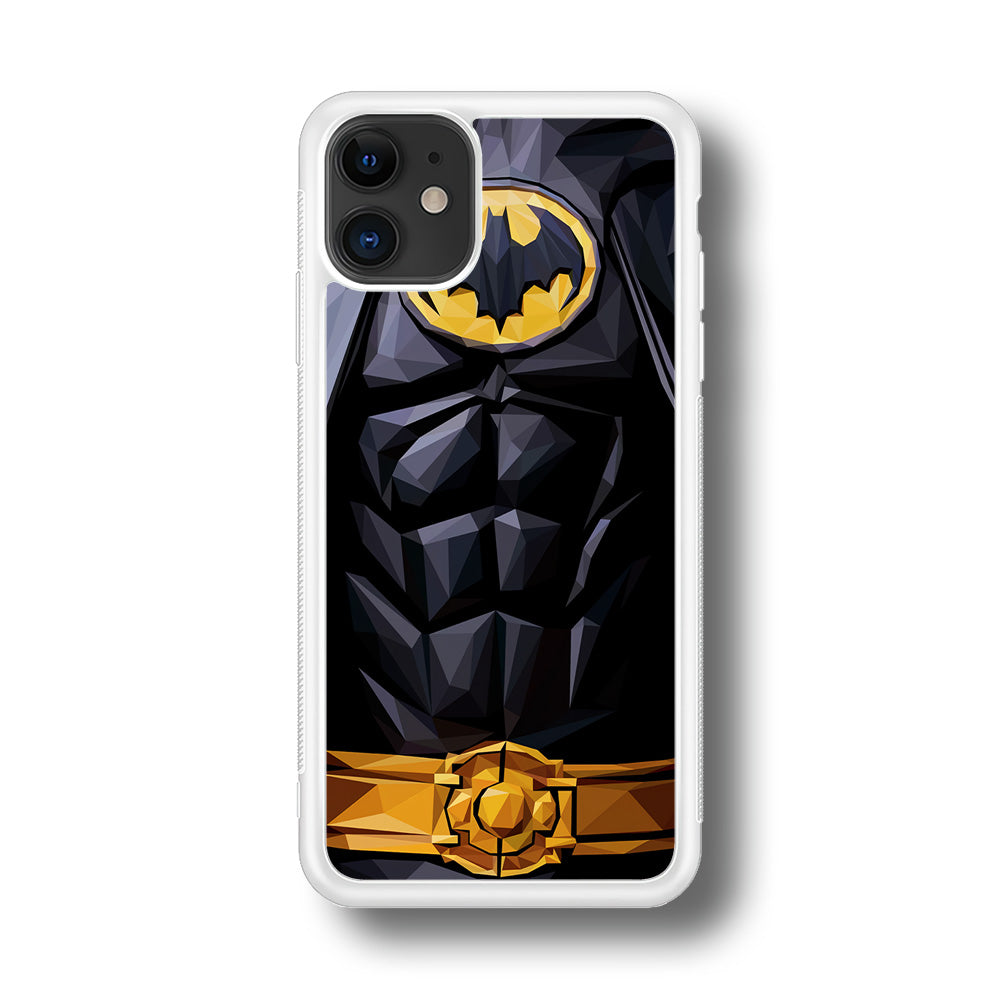 Batman Suit Armor iPhone 11 Case-Phone Case-Rubber White (2D Case)-Altracase