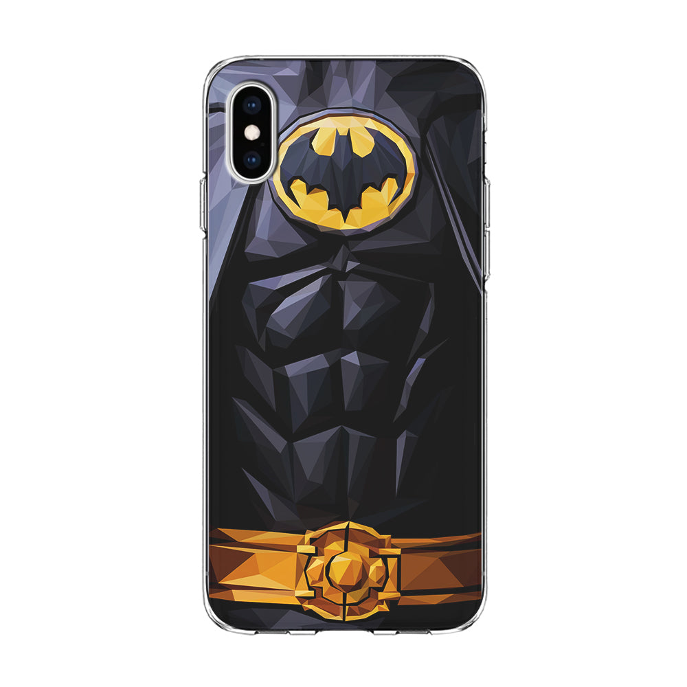 Batman Suit Armor iPhone Xs Case-Phone Case-Clear Soft Case-Altracase