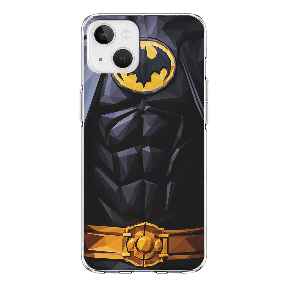 Batman Suit Armor iPhone 13 Mini Case-Phone Case-Clear Soft Case-Altracase