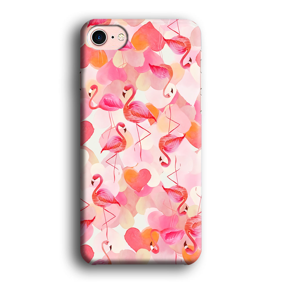 Beautiful Flamingo Art iPhone 7 Case-Phone Case-3D Case-Altracase