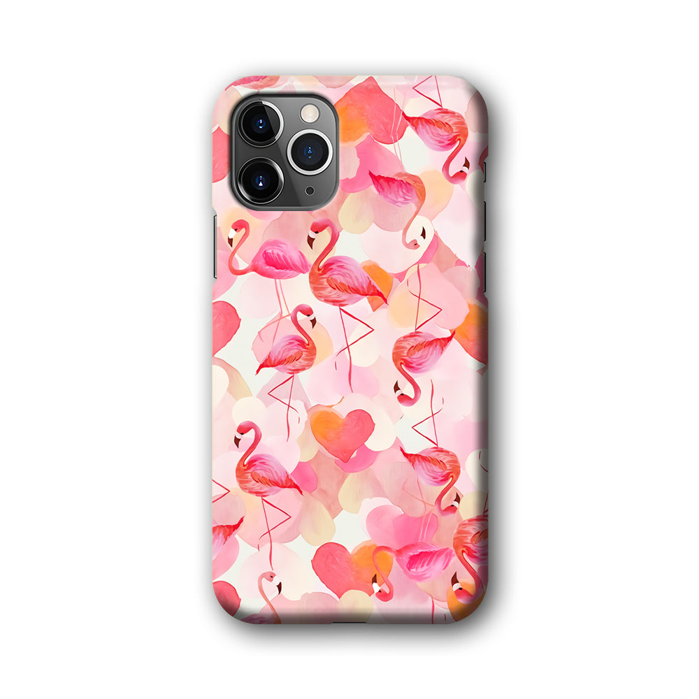 Beautiful Flamingo Art iPhone 11 Pro Case-Phone Case-3D Case-Altracase