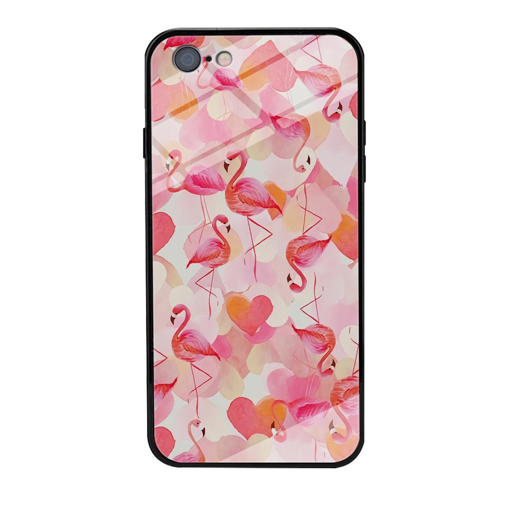 Beautiful Flamingo Art iPhone 6 | 6s Case-Phone Case-Tempered Glass Case-Altracase