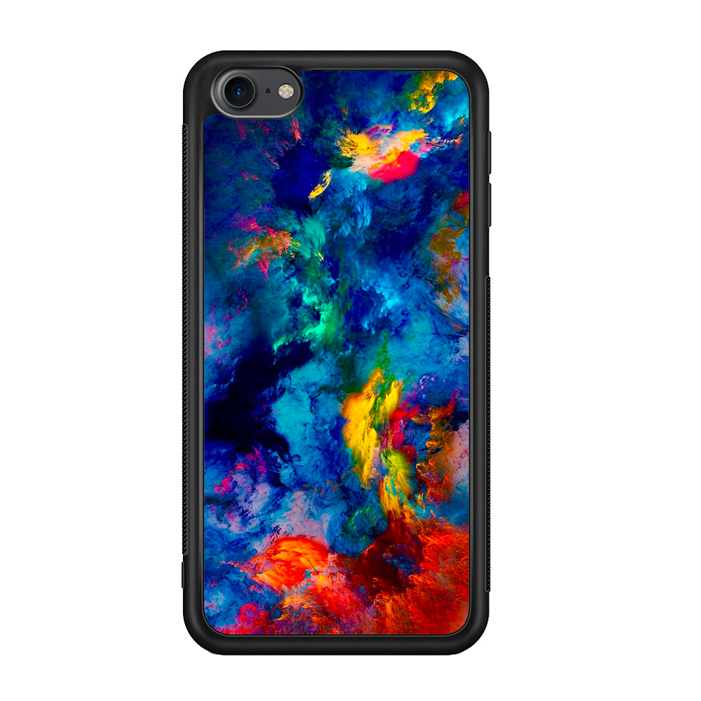 Beautiful Marble Colorful 001 iPod Touch 6 Case-Phone Case-Rubber White (2D Case)-Altracase