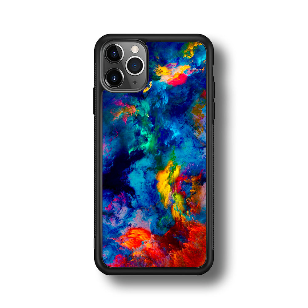 Beautiful Marble Colorful 001 iPhone 11 Pro Case-Phone Case-Rubber Black (2D Case)-Altracase