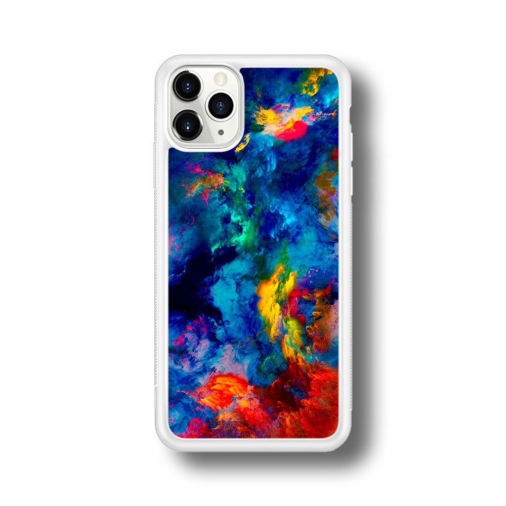 Beautiful Marble Colorful 001 iPhone 11 Pro Case-Phone Case-Rubber White (2D Case)-Altracase