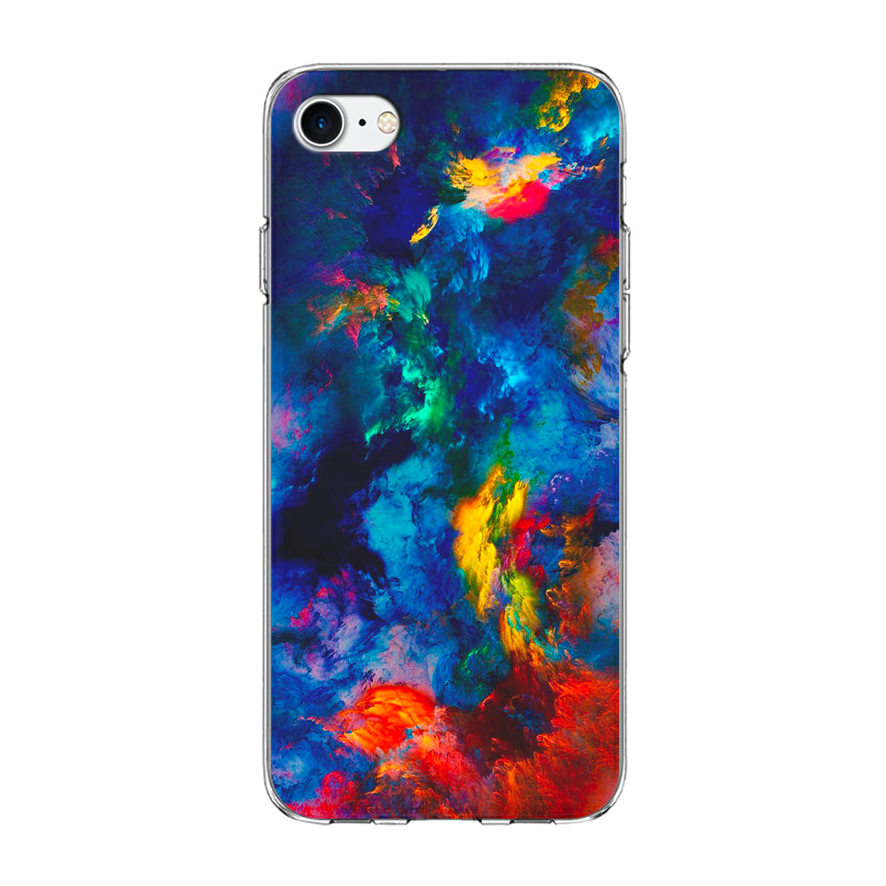 Beautiful Marble Colorful 001 iPhone SE 3 2022 Case-Phone Case-Clear Soft Case-Altracase